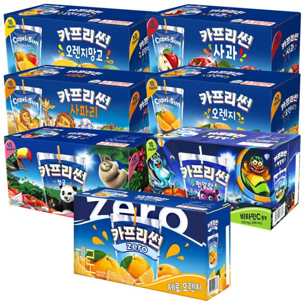쿨뱅크 킹스랜드 카프리썬 200ml x 20개 오렌지망고