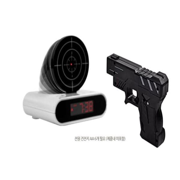 감성디자인에버 Gun Alarm Record Clock - 최저가 19,000원