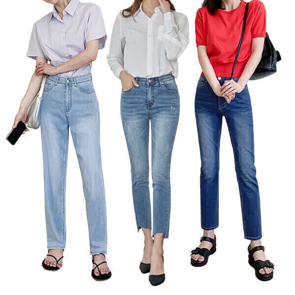 진마니아 진마니아 베스트 청바지 일자/부츠컷/와이드/벌룬핏 빅사이즈 - 최저가 15,900원