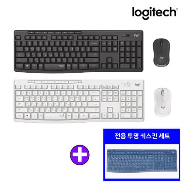 로지텍공식판매점SIB 로지텍 MK295 무소음 무선 콤보 키보드 마우스 한글 - 최저가 44,900원