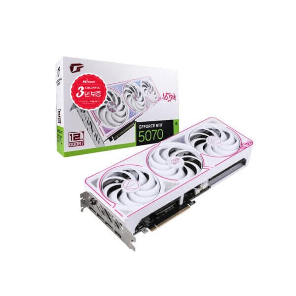 피씨디렉트 COLORFUL iGame 지포스 RTX 5070 ULTRA OC White D7 12GB - 최저가 1,153,850원