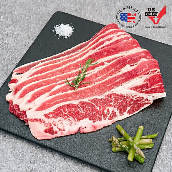빽패커 빽패커 미국산 프리미엄 우삼겹 구이용 샤브용 250g x 8팩 (총2kg)