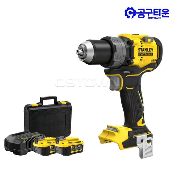 공구타운(09TOWN) 스탠리 SBD725M2K 충전 드라이버 드릴 20V 4.0Ah 2팩 FATMAX - 최저가 170,230원