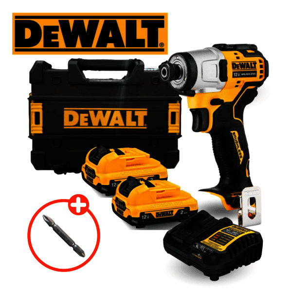 일공구툴 디월트 DCF801D2 충전 임팩트 드릴 12V 2.0Ah 배터리 2개 세트 - 최저가 219,200원