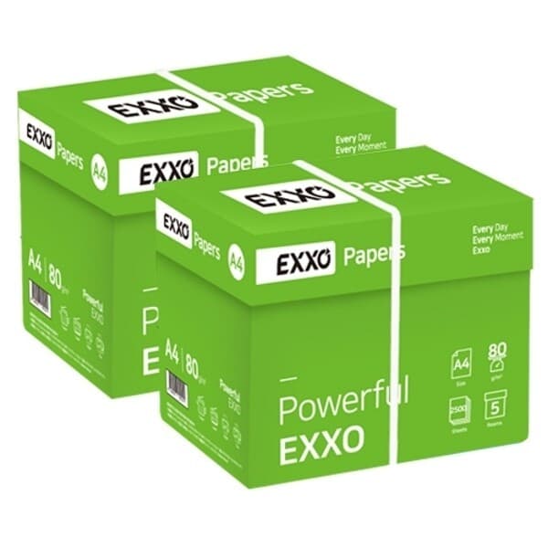 W쇼핑TV홈쇼핑 엑소(EXXO) A4 복사용지 80g 2500매 2BOX - 최저가 45,300원
