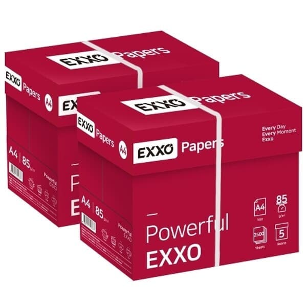 W쇼핑TV홈쇼핑 엑소(EXXO) A4 복사용지 85g 2500매 2BOX - 최저가 46,860원
