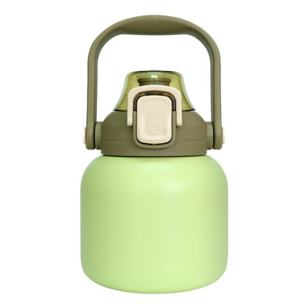 -클라인- 대용량 탑핸들 와이드 보온병 텀블러 빨대 C7 600ml