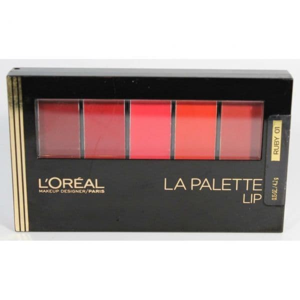 알레도브라 로레알 LA 팔레트 립 컬러 01 루비 5 셰이드 오브 레드 - 최저가 49,190원