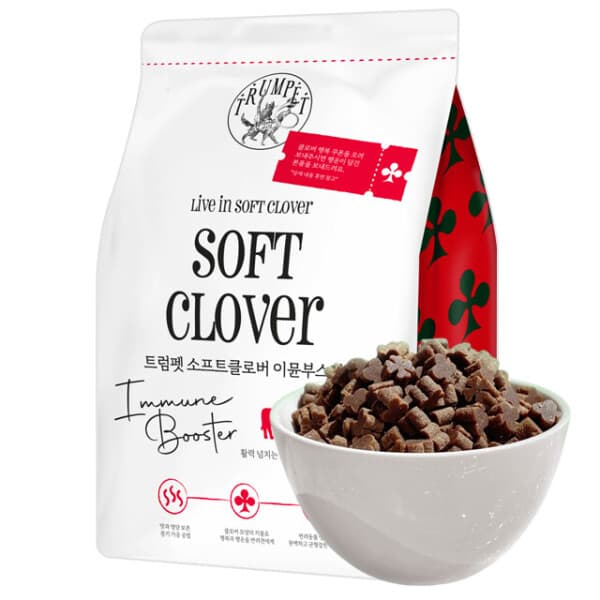 개마켓 트럼펫 소프트 클로버 이뮨부스터 1kg 강아지 사료