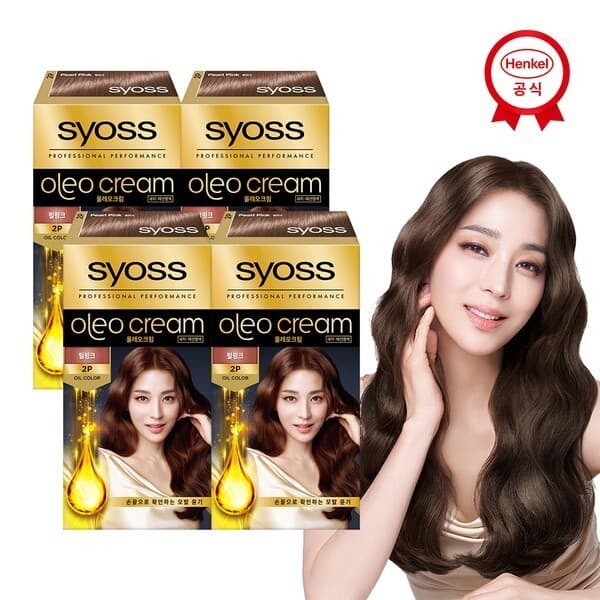 CJ온스타일 새치염색약 올레오 x4개 2P 펄핑크