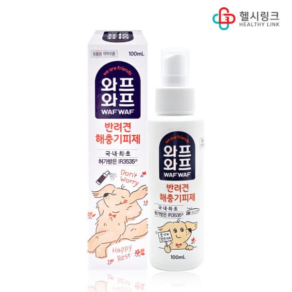 헬시링크 일동제약 와프와프 반려견 해충기피제 100ml