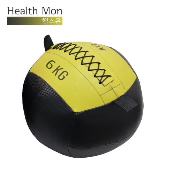 떼껄룩몰 헬스몬 월볼 메디신볼 6kg 노랑