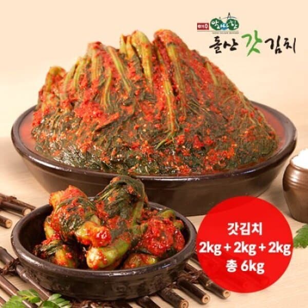 GS_SHOP_TV 여수돌산갓김치 6kg