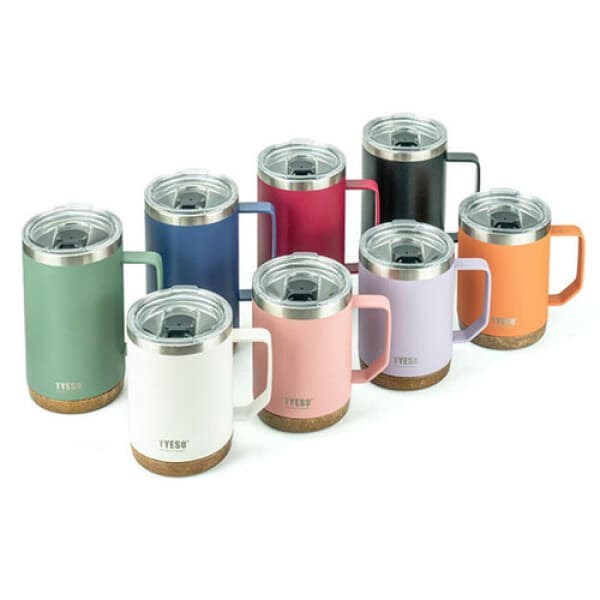 싸코 TYESO 뚜껑있는 손잡이 머그컵 530ml 710ml