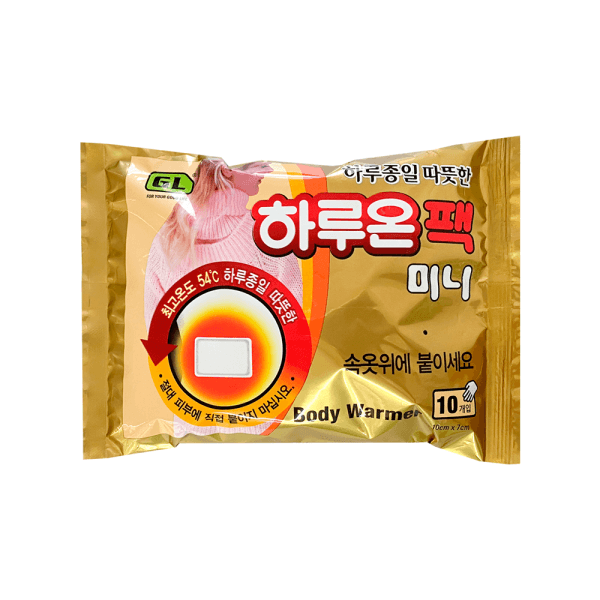 지엘팜 하루온 미니 핫팩 붙이는 타입 16g 50개