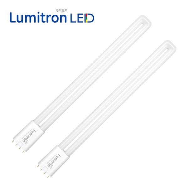 지더블유파트너스 루미트론 이관 형광등 4핀 LED 27W FPL45W/55W 대체 전구색 2개 - 최저가 22,000원