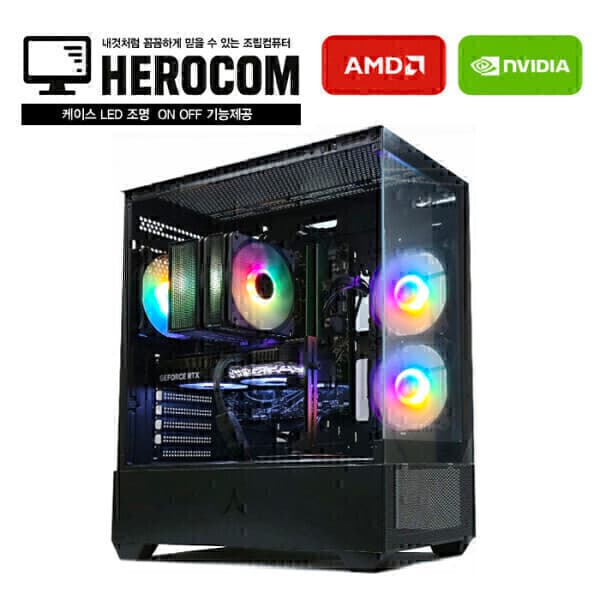 영웅컴퓨터 영웅컴퓨터 게이밍울트라 7856T 7800X3D 32GB D5 1TB RTX5060Ti 조립PC