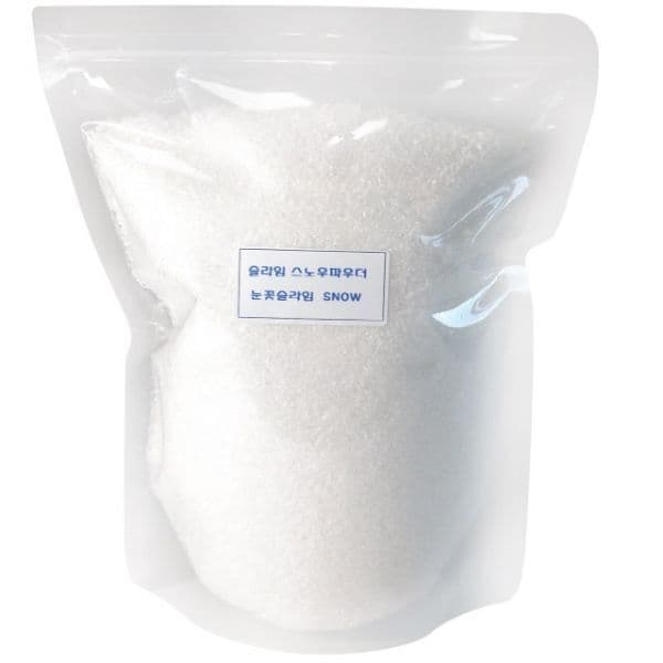 redtiger 스노우파우더 눈꽃슬라임 재료 200g