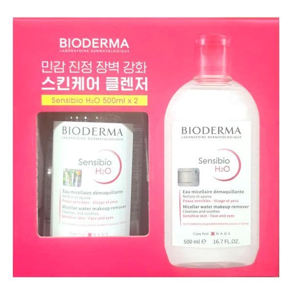 (주)에이치케이커머스 바이오더마 센시비오 클렌징 워터 500ml 2개