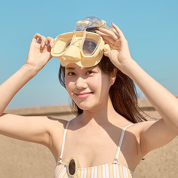 나이비몰 아라칸 스노클 이지 스노쿨링 마스크 세트 성인용