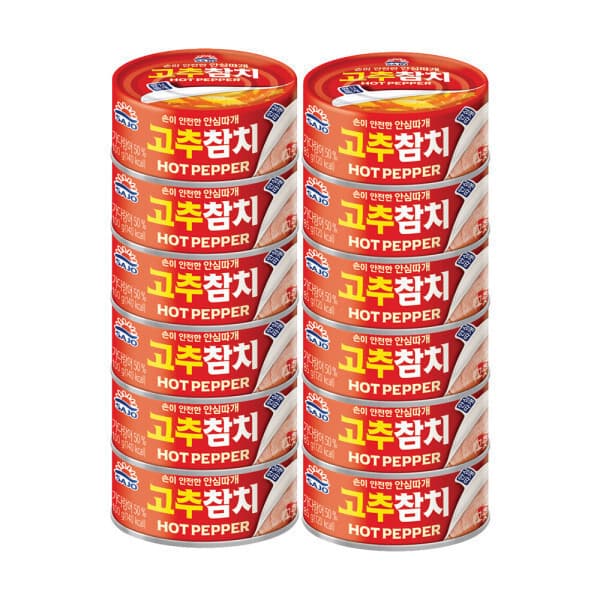 사조대림-스타배송 사조 고추참치 12입(100gx6+85gx6)