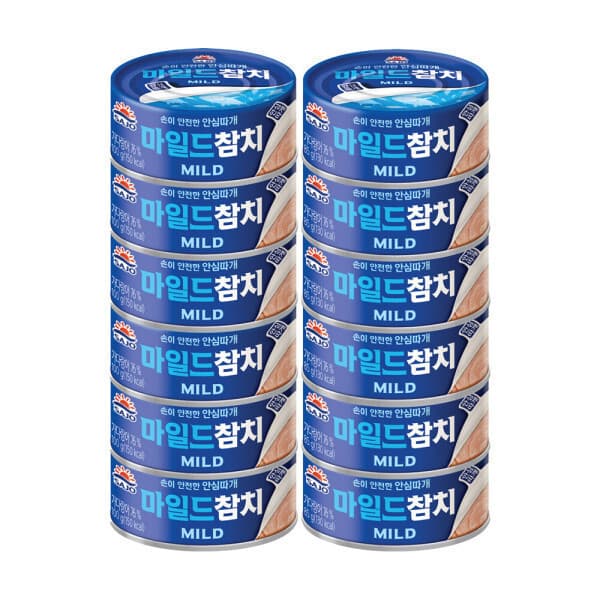 사조대림-스타배송 사조 마일드참치 12입(100gx6+85gx6)