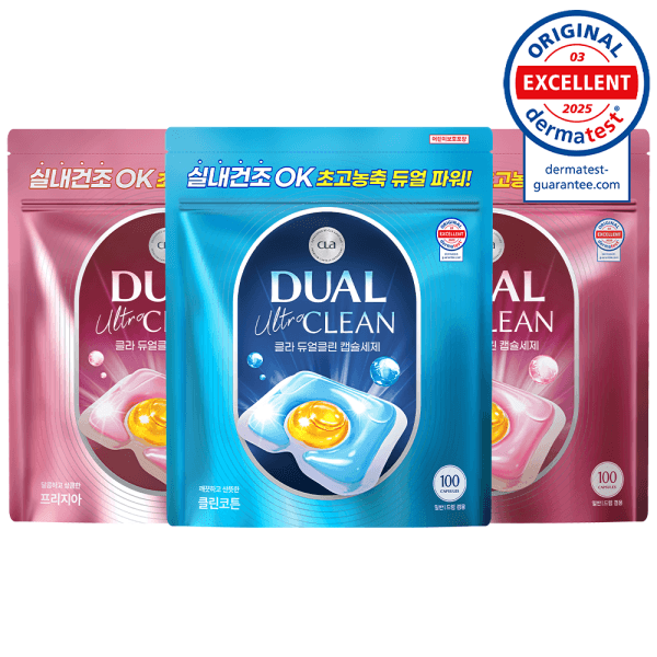 CLA클라 CLA 클라 2in1 고농축 캡슐세제 듀얼클린 세탁세제 - 최저가 20,800원