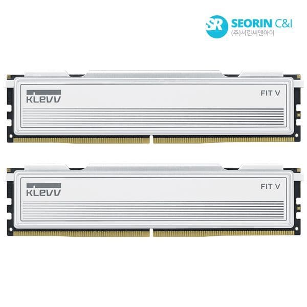 (주)서린씨앤아이 ESSENCORE KLEVV DDR5-6000 CL30 FIT V WHITE 32GB(16Gx2)