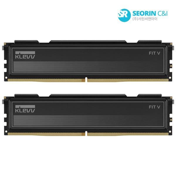 (주)서린씨앤아이 ESSENCORE KLEVV DDR5-6000 CL30 FIT V BLACK 32GB(16Gx2)