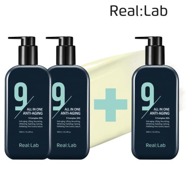 소굿마켓 리얼랩 나인 남성 올인원 로션 300ml 2+1