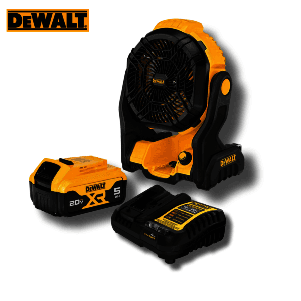 일공구툴 디월트 DCE512P1 충전 선풍기 20V MAX 5.0Ah 배터리 세트