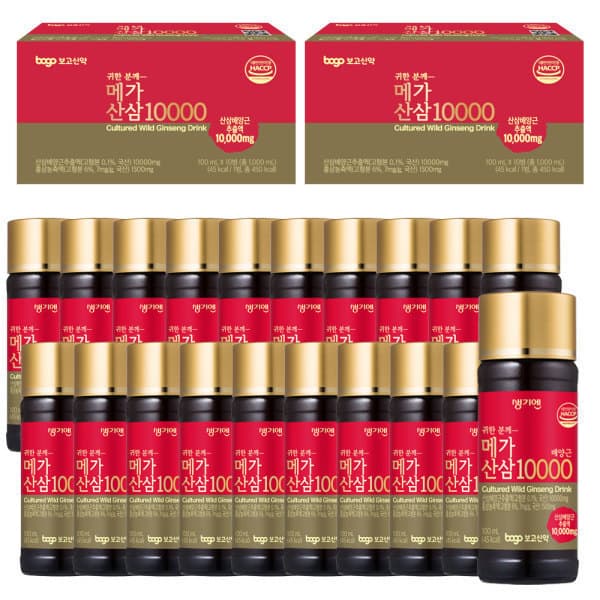 보고신약 보고신약 메가 산삼 10000 100ml x 10병 2박스