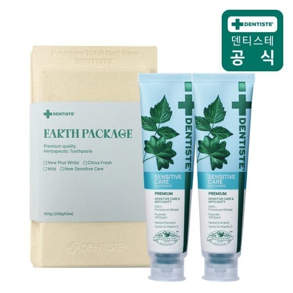 덴티스테 덴티스테 어스 센서티브케어 선물세트 200g 2개입