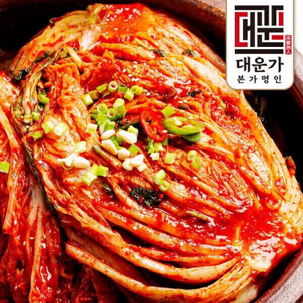 대운가 본가명인 국내산 포기김치 배추김치 4kg