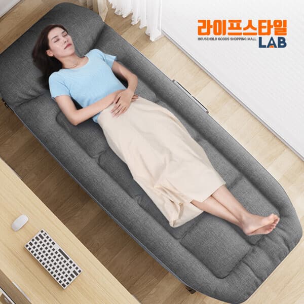 라이프스타일LAB 접이식 네발형 1인용 각도조절 이동식 야전 침대 - 최저가 59,800원