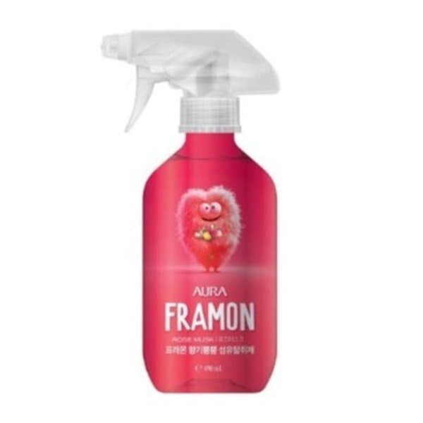 신세계백화점 LG 아우라 프라몬 섬유탈취제 로즈머스크향 490ml