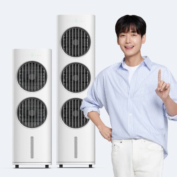 비아이(BI)컴퍼니 신일 냉풍기 이동식 2026년형 2구 + 아이스팩 4개 - 최저가 267,840원