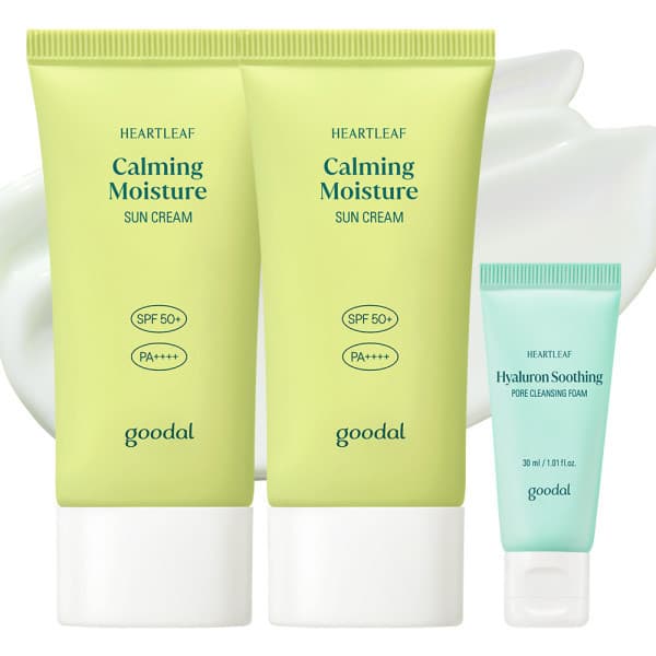 클리오스타배송 어성초 진정 수분 선크림 50ml x 2개