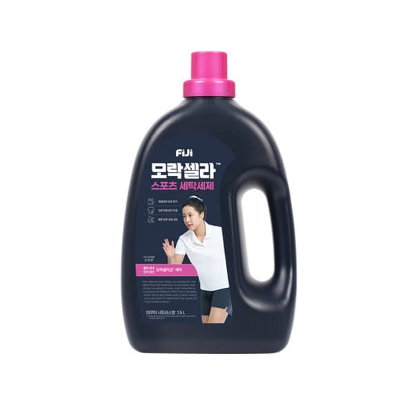 LG생활건강-스타배송 피지 모락셀라 스포츠 세탁세제 일반드럼 겸용 시트러스향 1.5L - 최저가 18,300원