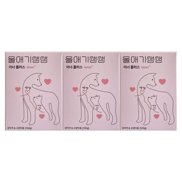써클홀딩스 울애기쌩쌩 이너플러스 120g 3개 - 최저가 68,370원