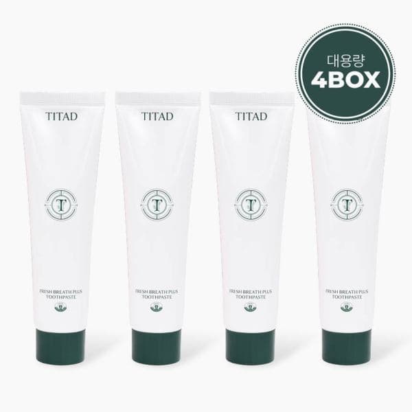 ctop 티타드 프레시 브레스 플러스 치약 180g 4개 - 최저가 40,500원
