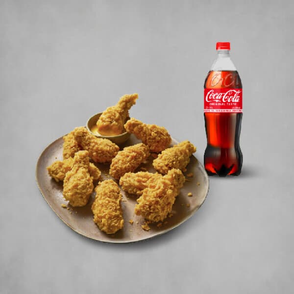 (주)다우기술 (BBQ) 황금올리브 핫윙+콜라1.25L - 최저가 25,500원