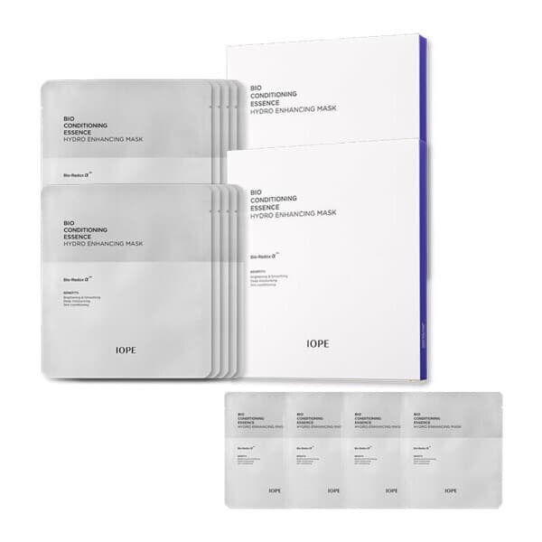 아모레퍼시픽뷰티 아이오페 바이오 에센스 하이드로 인핸싱 마스크팩 10매 - 최저가 25,500원