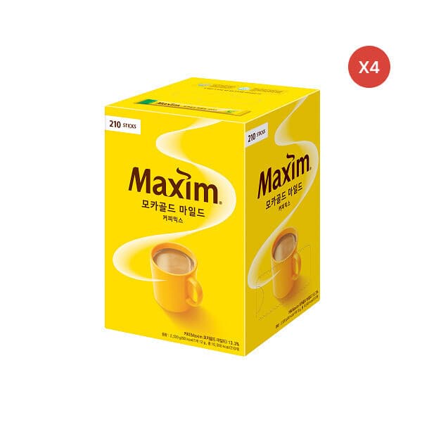 롯데아이몰 맥심 모카골드 마일드 210T x4개입