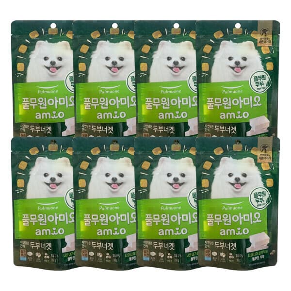 인터랜드 풀무원 아미오 자연담은 간식 두부너겟 80g 8개