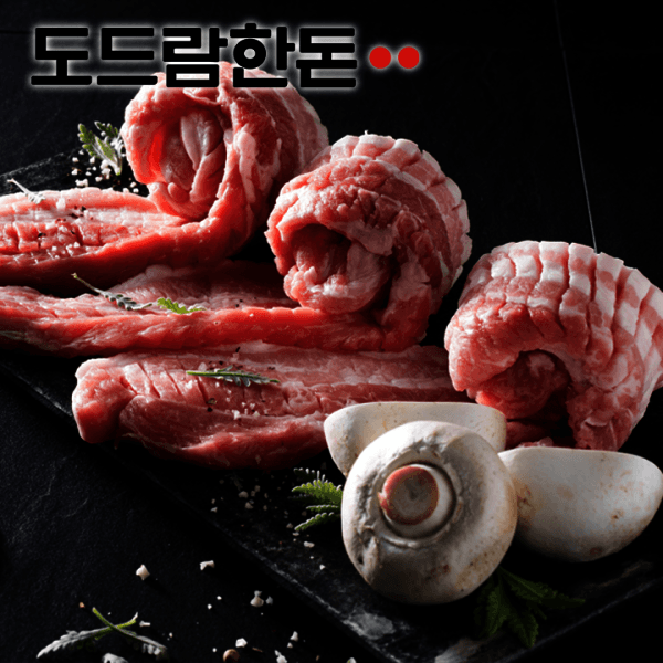 도드람한돈 도드람한돈 생 칼집 삼겹살 구이용 1kg