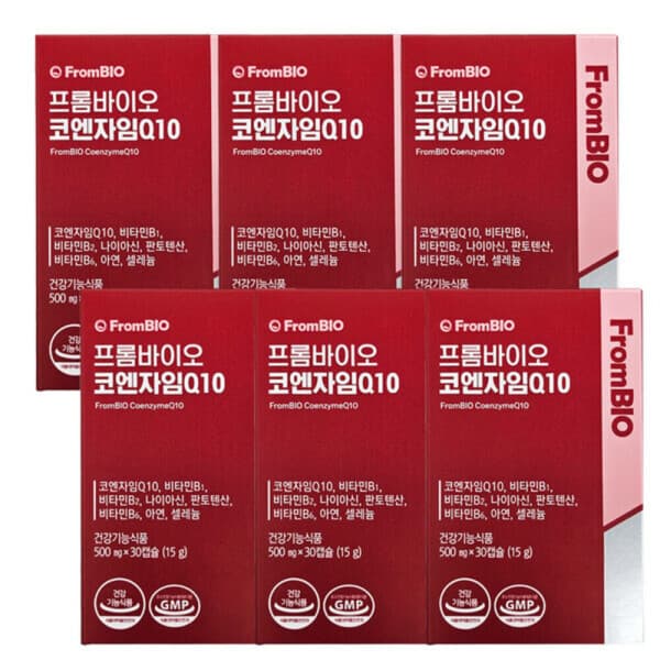 He컴퍼니 프롬바이오 코엔자임Q10 500mg 30캡슐 6개