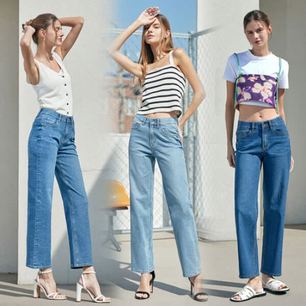 GS_SHOP P 여성 여름청바지 릴렉스핏 스판청바지 - 최저가 19,900원