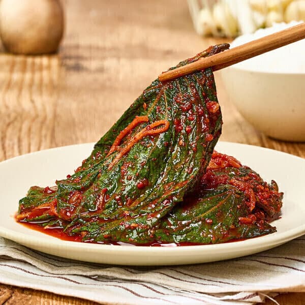 푸드대통령 김치 비법양념 깻잎김치 500g+500g