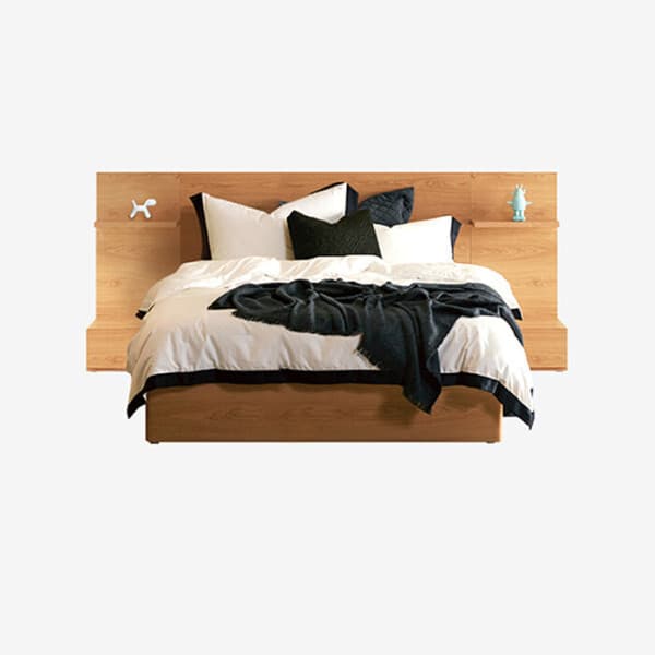 SIMMONS 스마트팩 D2178A 뷰티레스트 자스민 킹오브킹 침대 협탁 2개